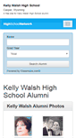 Mobile Screenshot of kellywalshhighschool.org